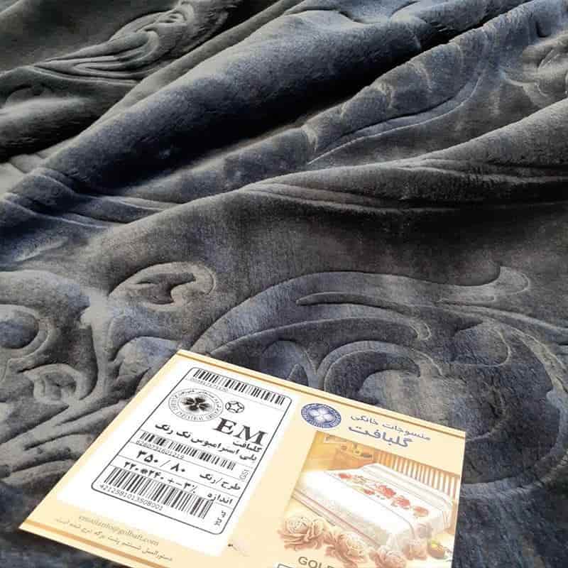 پتو گلبافت تک نفره ضخیم مدل جمع‌ و جور سبک